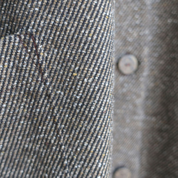 昭和復古氣息❣️寬鬆繭型大衣（棉/棕色圖案） 第19張的照片