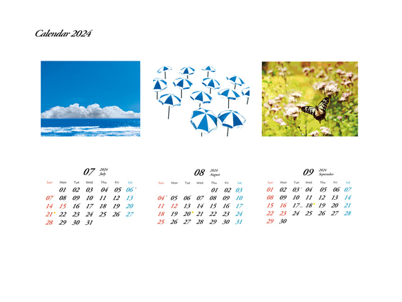 Calendar 2024 4枚目の画像