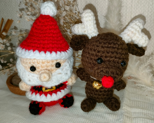 【新品】デンマーク製 トナカイ 編み物サンタさん おばあちゃん クリスマス 新品】デンマーク製 トナカイ 編み物サンタさん おばあちゃん