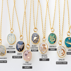 宝石の誕生石ネックレス、蝶のネックレス、花のネックレス、ハート、天体のネックレス、蛇のネックレス、土星、宝石のネックレス 5枚目の画像
