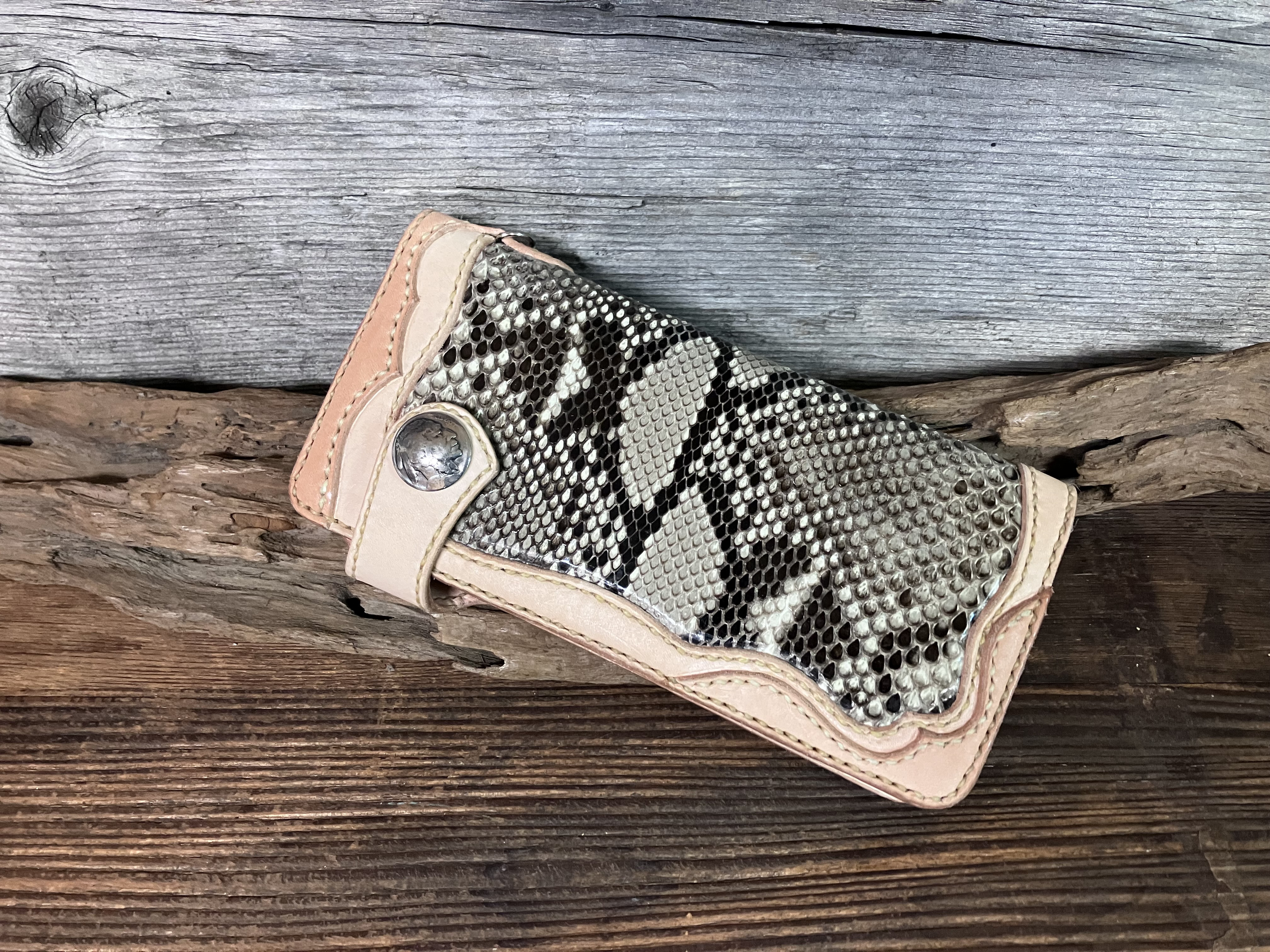 ダイヤモンドパイソンロングウォレット　札入れ