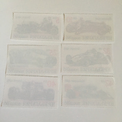 ブルガリア  レーシングカーの切手6枚セット 未使用 2枚目の画像