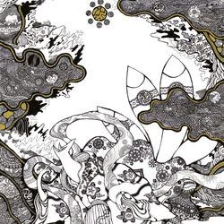 龍 ボールペン画 その他アート RE.products 通販 16872621｜Creema