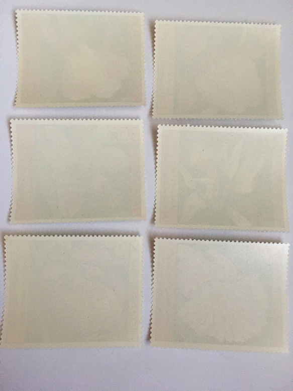 ブルガリア  ランの花の切手6枚セット 未使用 2枚目の画像