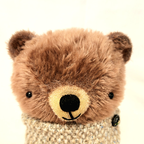 どっしりした33センチのクマ ぬいぐるみ kutcha kacha 通販