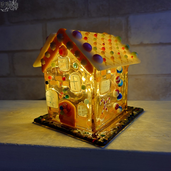 ガラスハウス　キャンドルハウス　お菓子の家　ガラス　インテリア　童話 3枚目の画像