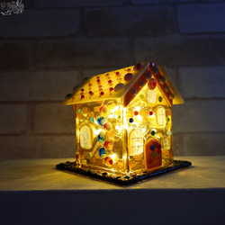 ガラスハウス　キャンドルハウス　お菓子の家　ガラス　インテリア　童話 14枚目の画像