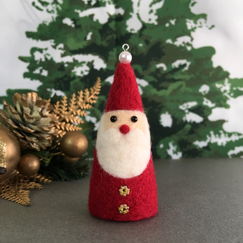 超早割クリスマス2025】羊毛のクリスマスオブジェ/オーナメント