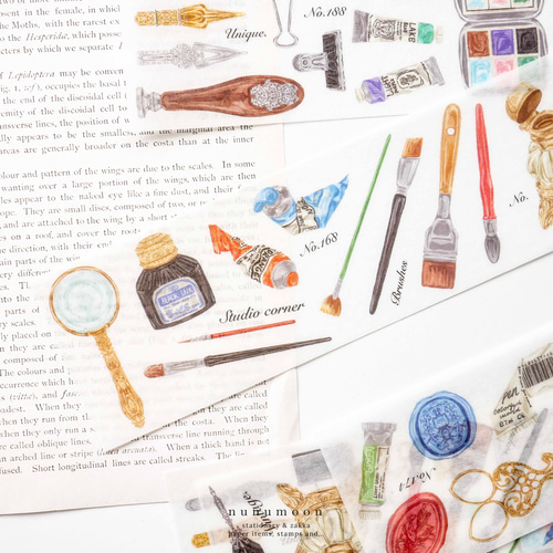 海外シールセット 6枚 stationery [AT052] シール・ステッカー  