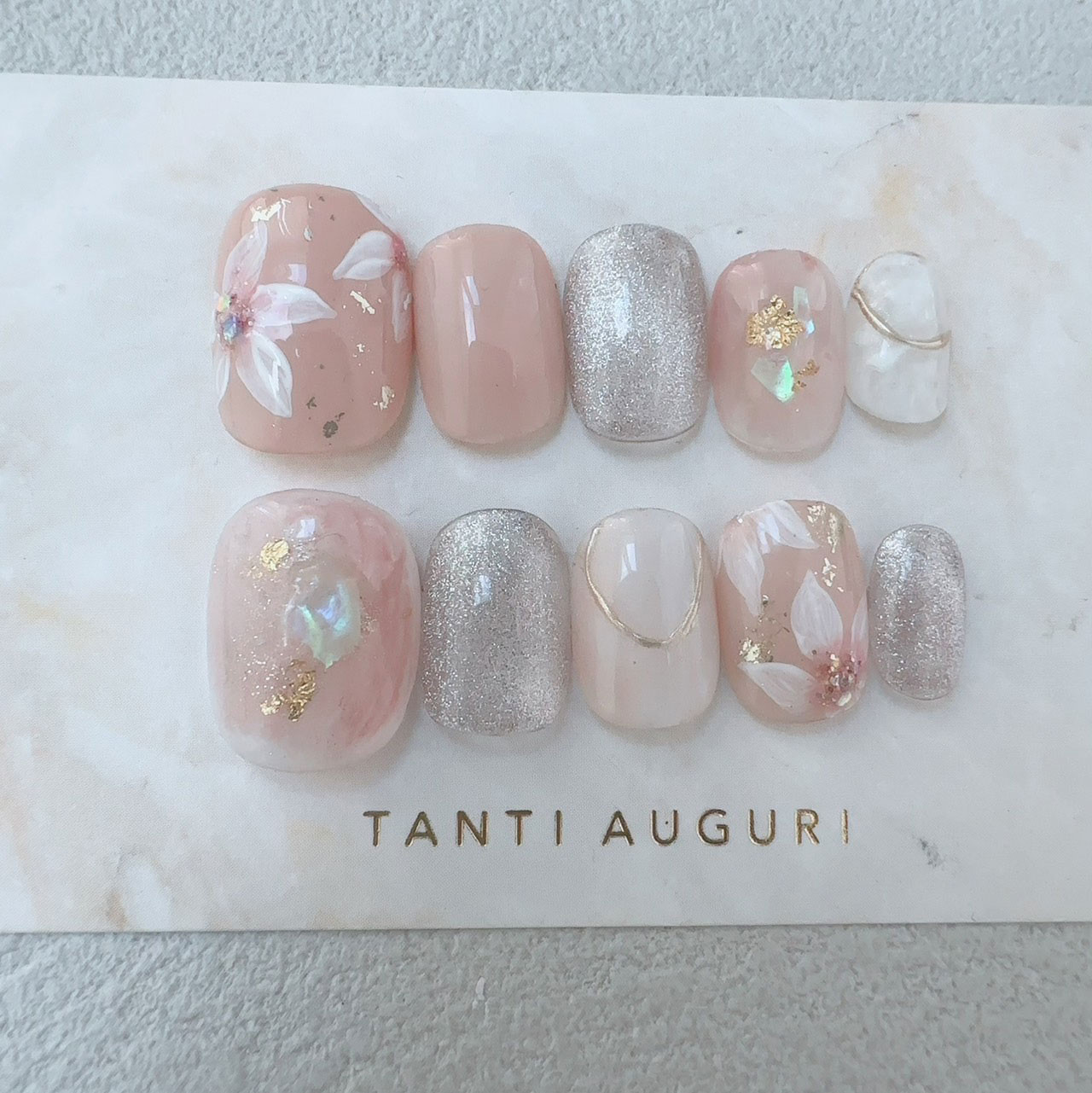 花 桜 現品 卒業式 入学式 かわいい オーダー 夏 春 ネイルチップ