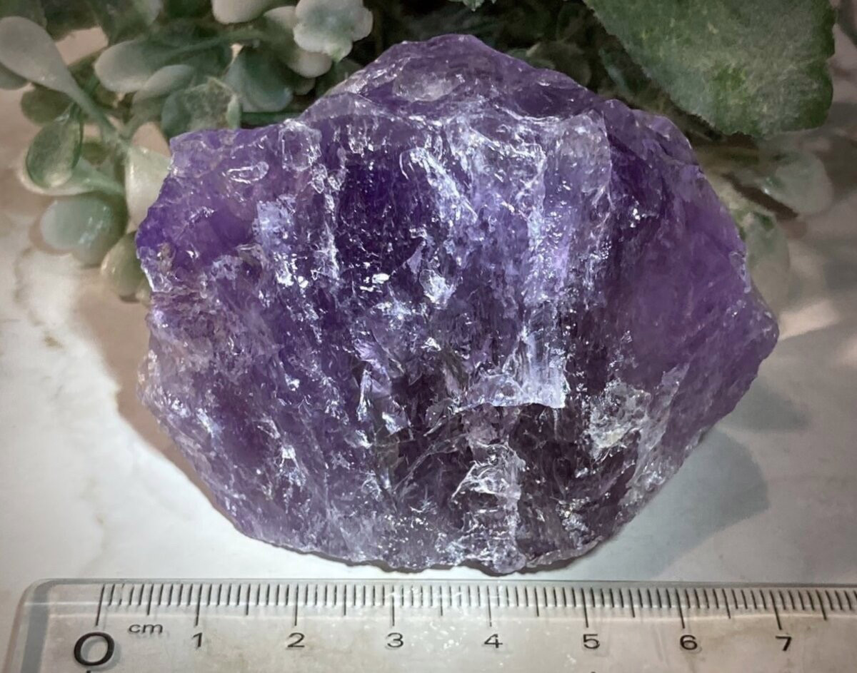 レインボー✨　かち割り アメジスト　ラフストーン　原石