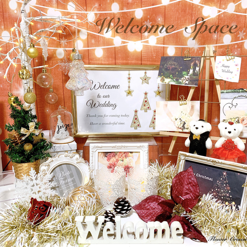 スノードーム　結婚式　ウェルカムスペース スノードーム結婚式ウェルカムスペース