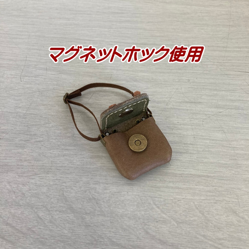 ドール用ショルダーバッグ☆レザー☆オビツ11・ねんどろいど