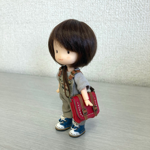 ドール用ショルダーバッグ☆レザー☆オビツ11・ねんどろいど
