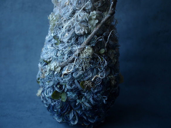 送料無料【一点物】tree_annabelle+moss_55cm 4枚目の画像