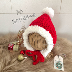 Xmas☆サンタニット帽ジンジャーブレッドマンとモコモコポンポンのピアス♡ ジンジャーブレッドマン可愛すぎ🍪 #ジンジャーブレッドマン