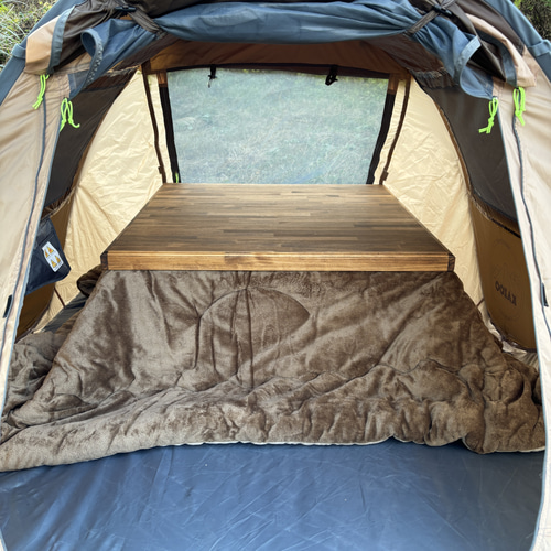 good wood KOTATSU- 木製 折り畳み こたつ アウトドア キャンプ