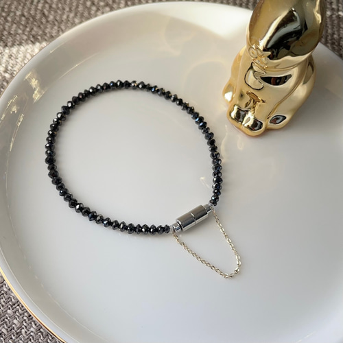 天然 ブラックダイヤモンド ブレスレットNo182 ブレスレット 天然石屋