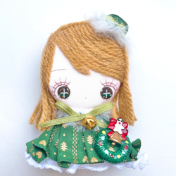 クリスマスドール ミニドール 人形 3枚目の画像