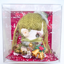 クリスマスドール ミニドール 人形 1枚目の画像