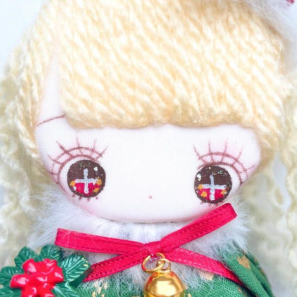 クリスマスドール ミニドール 人形 2枚目の画像