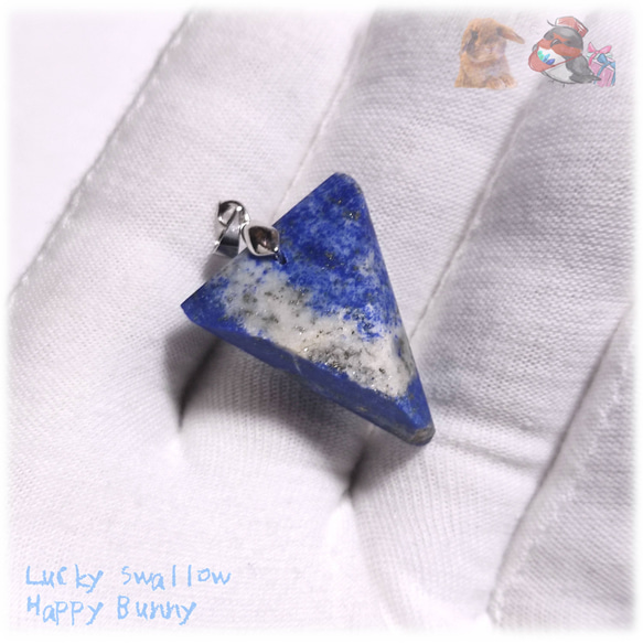 年末セール ♪ ラピスラズリ 瑠璃 アフガニスタン産 ペンダント ネックレス Lapislazuli No.6093 8枚目の画像