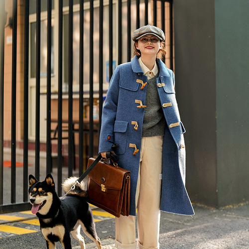 ESMOK ウール100% ロングコート LUXE】ロングレングスウールコート | おしゃれな大人レディース