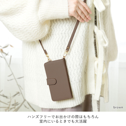 大人気❤ショルダースマホケース　PREMIUM Natural　各機種対応 スマホケース ショルダー 全機種対応 携帯ケース スマホ