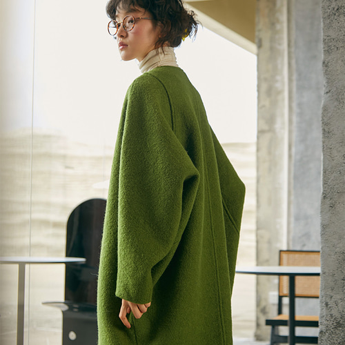 ウール85% ウールコート アウター 上品 レディース 秋冬 暖かい