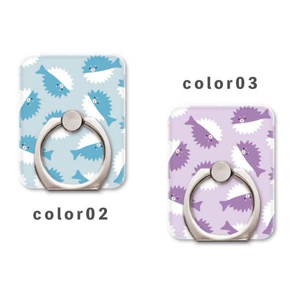 ハリセンボン 海 海の生き物 クリア スマホリング ホールドリング スタンド機能 NLFT-RING-00b 人気・おすすめ｜省スペース設計・旅行向けにおすすめ お得商品 プライバシー配送 国内発送・安心販売体制