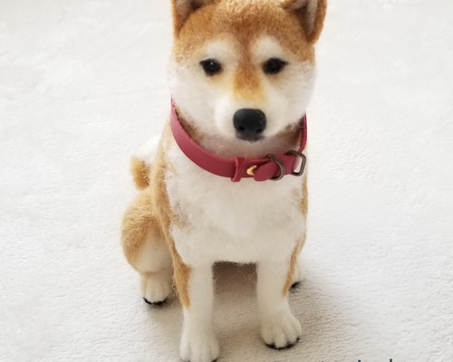 羊毛フェルト オーダー 「リアルで可愛いワンちゃん」柴犬