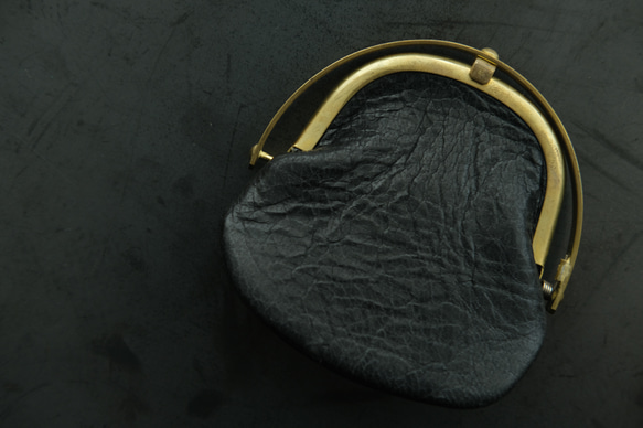 零皮夾&lt;Ezo 鹿皮革#黑色&gt; 第3張的照片