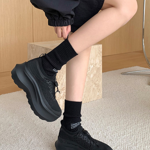 にこ/MOUSSY 黒 厚底靴 バレエ MOUSSY SHEER BALLET シューズ BLK -靴＆ファッション通販