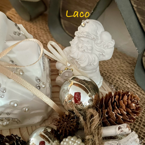 切り株（大） アロマストーン クリスマス お菓子の家 サンタクロース