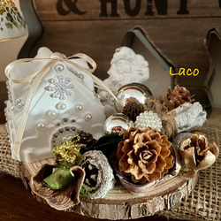 切り株（大） アロマストーン クリスマス お菓子の家 サンタクロース