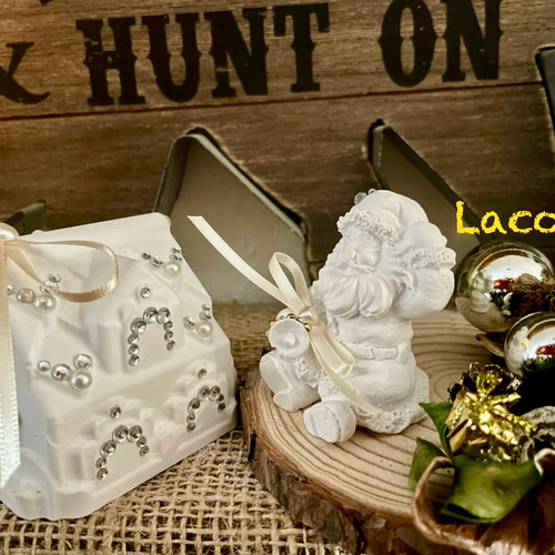 X'masアロマストーン木馬&雪結晶 X'masアロマストーン木馬&雪結晶