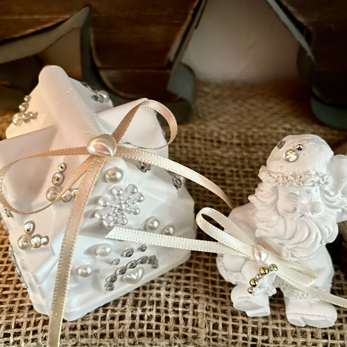 切り株（大） アロマストーン クリスマス お菓子の家 サンタクロース