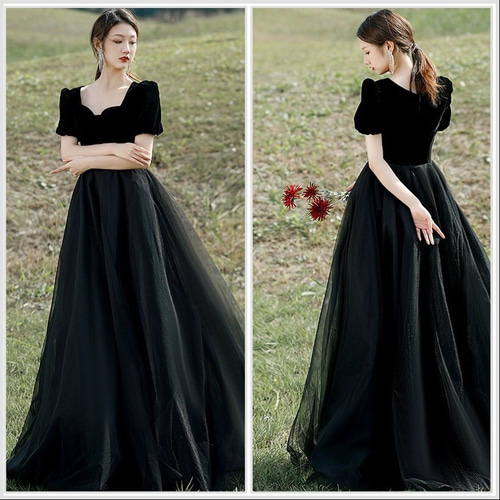 ベロア チュール 二次会 演奏会 色直し 前撮り ドレス ウララ — 花嫁の