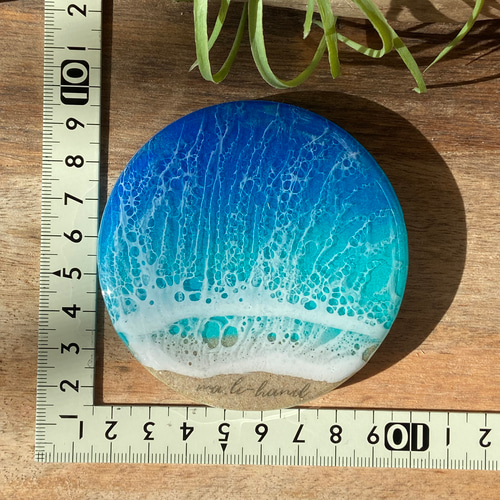 マリマリマリー　コンパクトミラー　海 マリークワント マリクワ 鏡 コンパクトミラー 手鏡 スタンド式