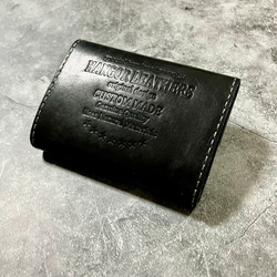 カード＆コインケース 本革 最小サイズ COIN CASE CARD CASE マヤ イタリアンレザー ／革小物／手縫い 7枚目の画像