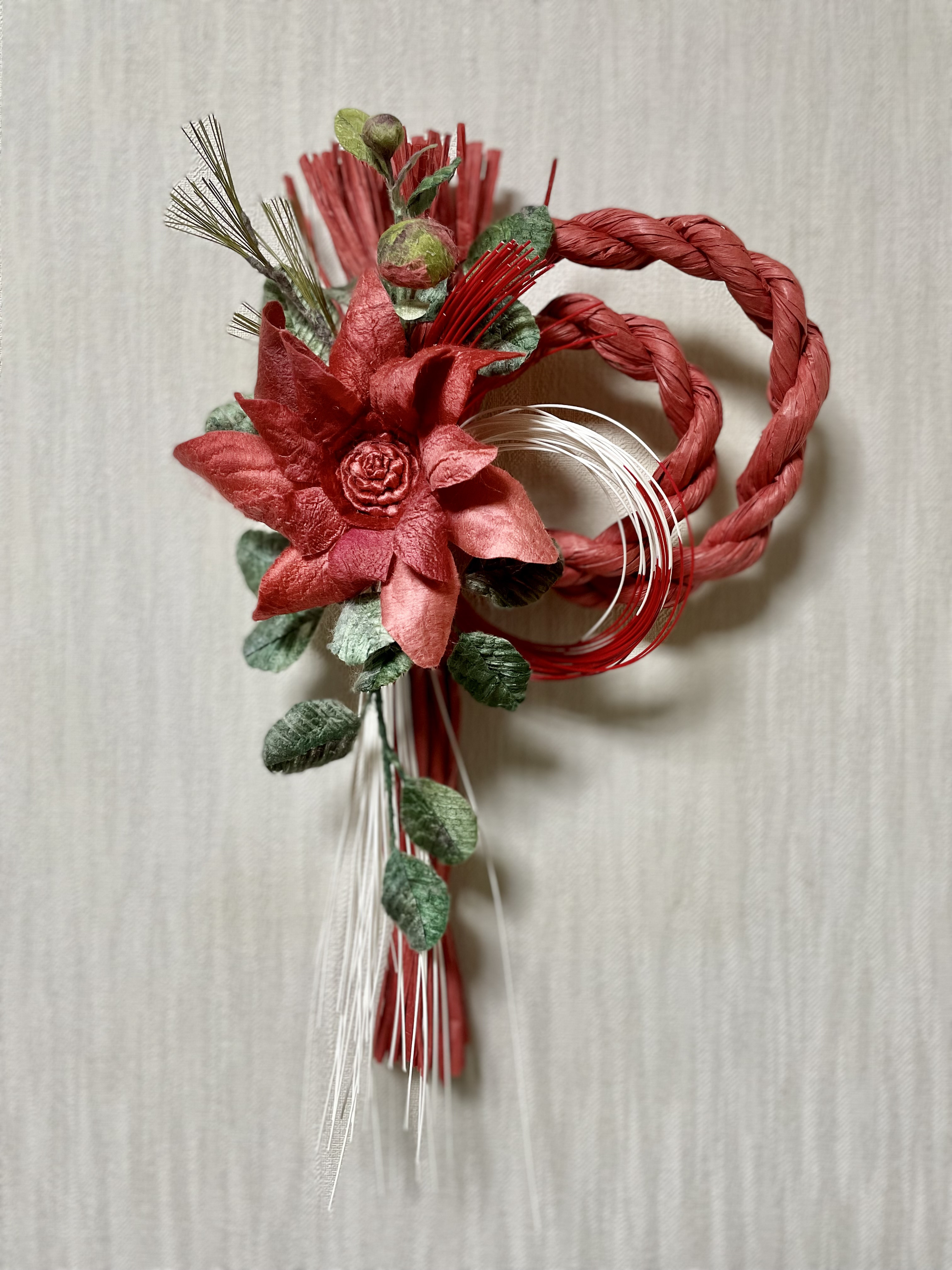 シルクで彩るお正月飾り2024