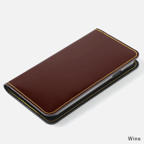 カーフレザー ほぼ 全機種対応 手帳型スマホケース 本革 iPhone
