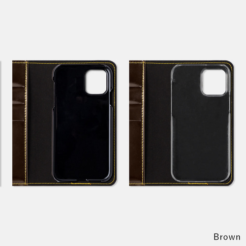 カーフレザー ほぼ 全機種対応 手帳型スマホケース 本革 iPhone