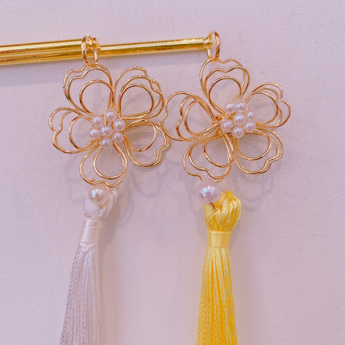 お花☆パール☆かんざし☆タッセル☆お祭り髪飾り☆成人式髪飾り☆卒業