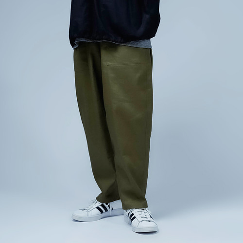 リネンパンツ】通年穿ける 心地いい リネンベイカーパンツ ソロ