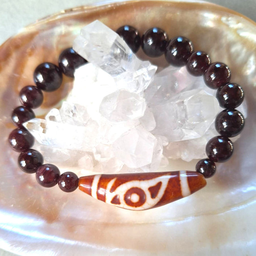 上肯天珠超激レア‼︎ 佛龍眼天珠ブレス