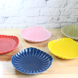多様なデザインの皿セット 波佐見焼 パステル カラフル 5寸皿 【tomofac】 中皿 波佐見焼 tomofac