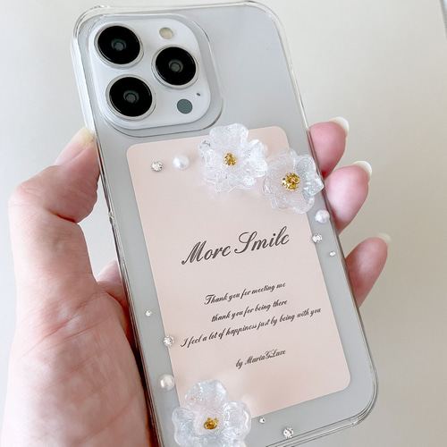 全機種対応 Snow Clear Flowe スマホケース レジン デコ iPhone15pro iPhone14 スマホケース・カバー ANYRITA/MARIAGLACE 通販|Creema(クリーマ) 16877556 全機種対応 Snow Clear Flowe スマホケース レジン デコ iPhone15pro iPhone14 スマホケース・カバー ANYRITA/MARIAGLACE 通販|Creema(クリーマ) 16877556