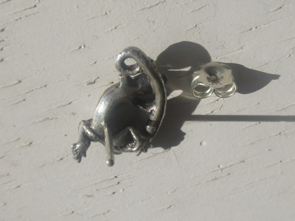 ＜＜ニホントカゲのピアス　ペア＞＞　蜥蜴　トカゲ　レプタイル