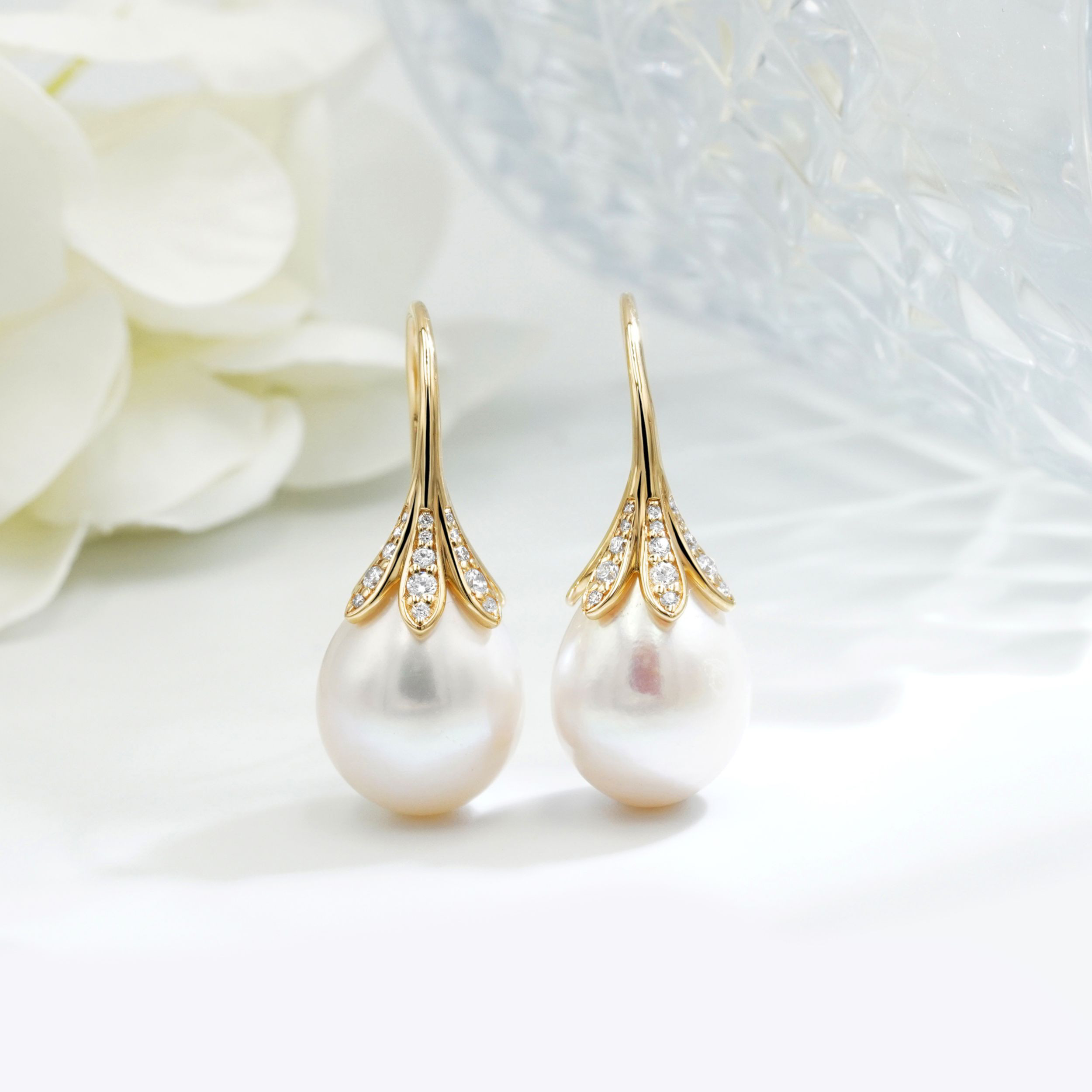 ドロップパールグレイスピアス 即発送可 20240703-014